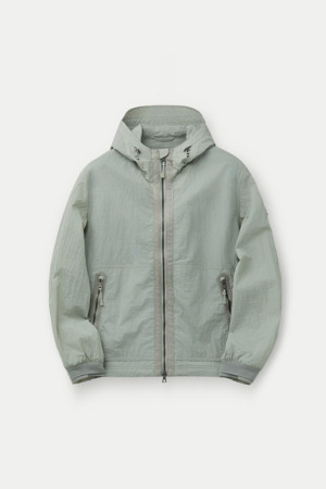 매쉬 후드 집업					