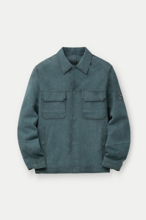 스웨이드 셔켓 점퍼					