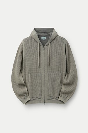 가먼트 다잉 크로쉐 후디 가디건