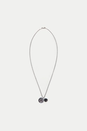 NORTH WORKS Smile (Black) Necklace (N-645e)