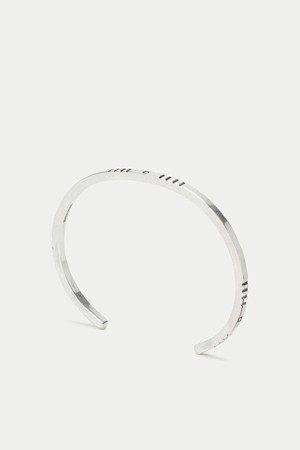 NORTH WORKS STAMPED SQUARE BANGLE (W-215)