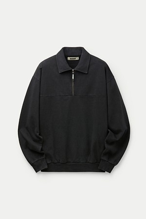 WOODBIRD WBLoke Washed Zip Polo					