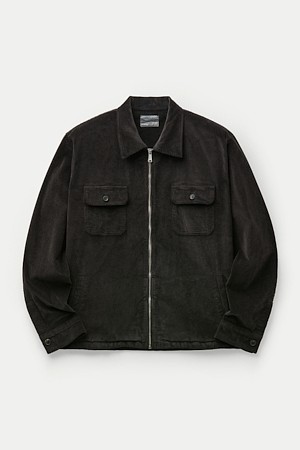 CROSSLEY WAFFLE CORDUROY FULL ZIP JACKET					