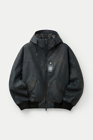 HANKALEX INSULATED GARMENT DYED HOODED JUMPER					