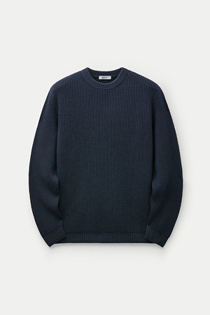 CROSSLEY DYED EXTRAFINE MERINOS WOOL SWEATER					