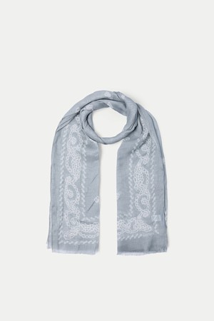 중기장 반다나 패턴 머플러					