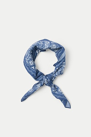 쁘띠 반다나 패턴 머플러
