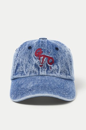 series x GTO 데님 워시드 볼캡