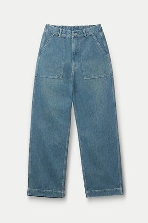 SAGE DE CRET 11oz 데님 배기 베이커 팬츠			