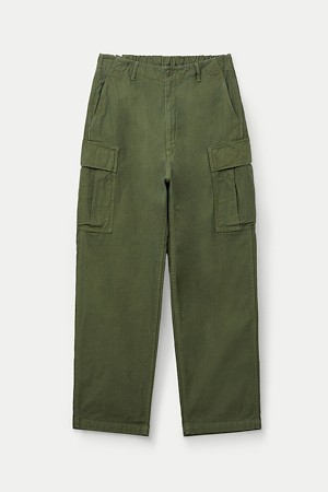 SAGE DE CRET Back Satin M-51 Style Wide Tapered Pants					