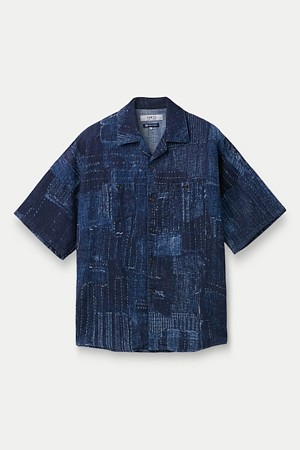 FDMTL BORO S/S SHIRT RINSE					