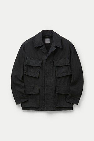 SAGE DE CRET Back Satin Fatigue Jacket					