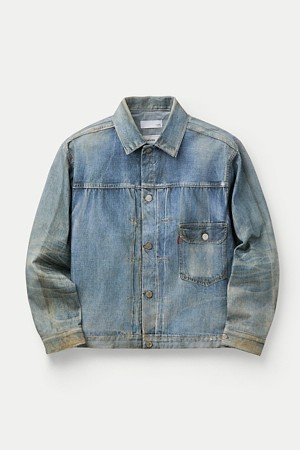 TOLQ Trompe l'oeil Denim Jacket					