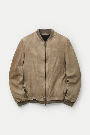 SALVATORE SANTORO ZIP-UP LEATHER BOMBER