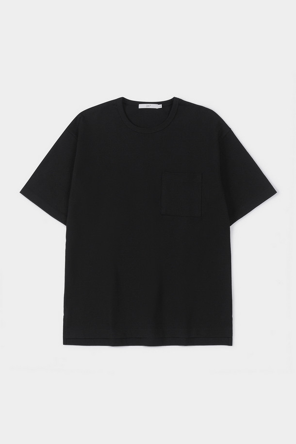 [24/7 series] USA COTTON TEE (247)_BLACK_0