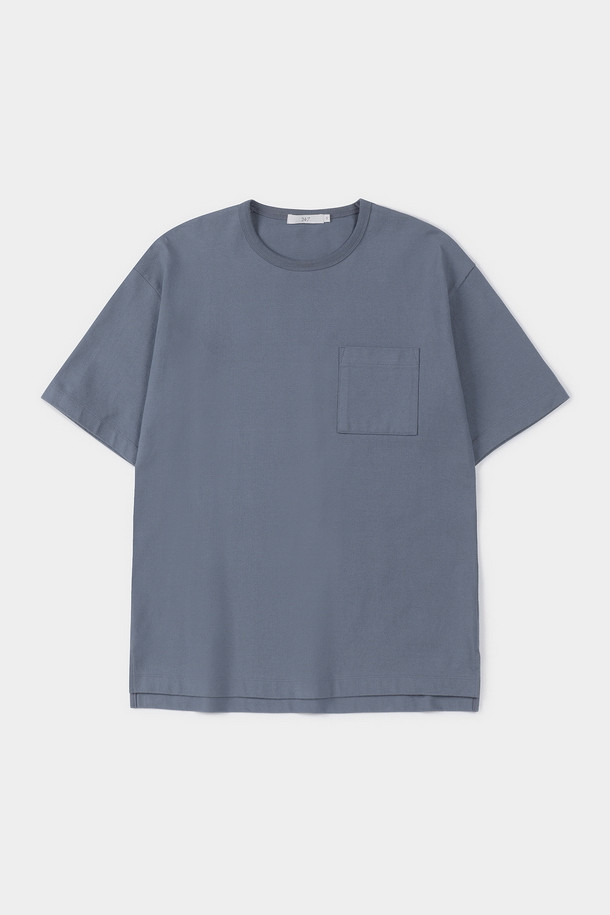 [24/7 series] USA COTTON TEE (247)_BLUE_0