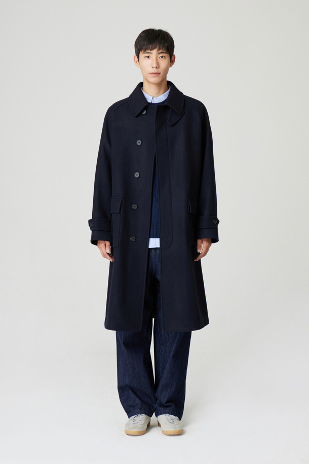 24/7 series - 코트 - WOOL BALMACAAN COAT (247)