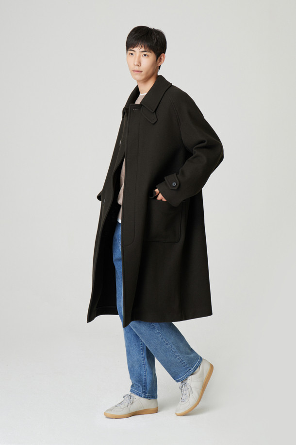 24/7 series - 코트 - WOOL BALMACAAN COAT (247)