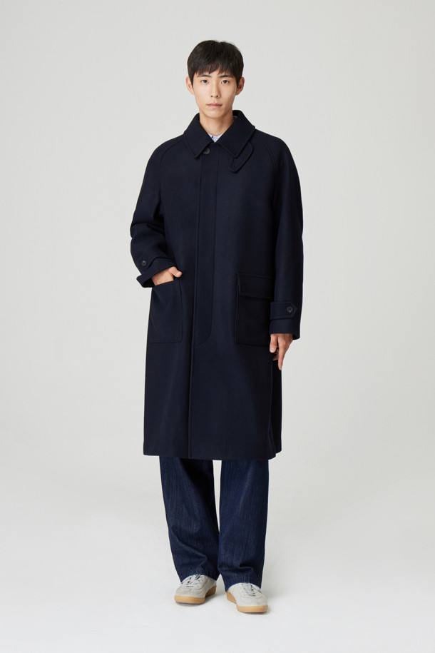 24/7 series - 코트 - WOOL BALMACAAN COAT (247)