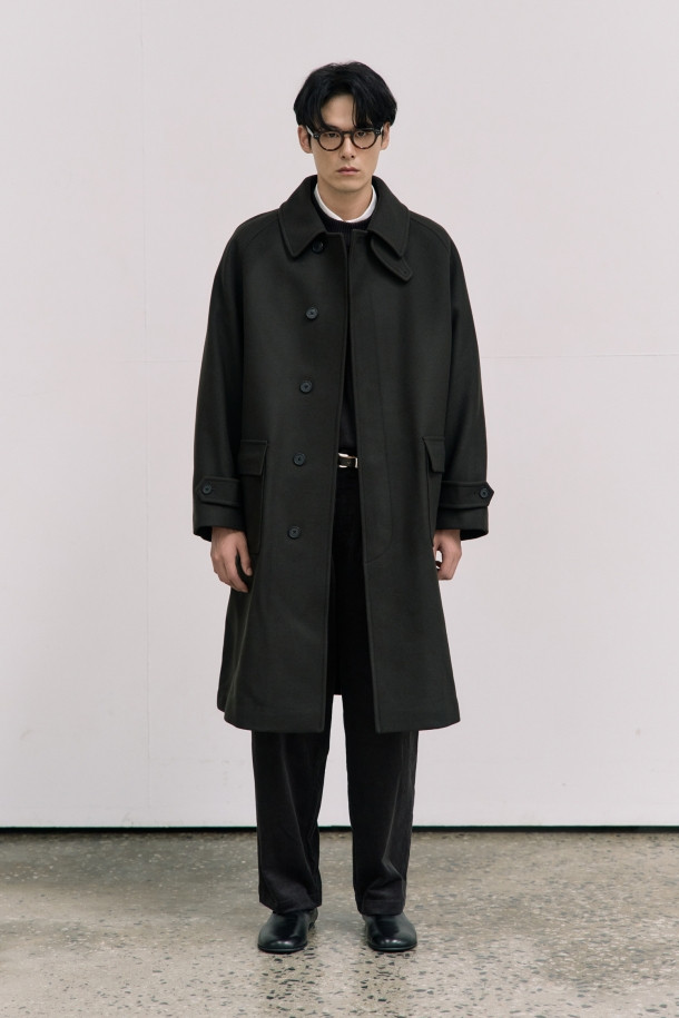 24/7 series - 코트 - WOOL BALMACAAN COAT (247)