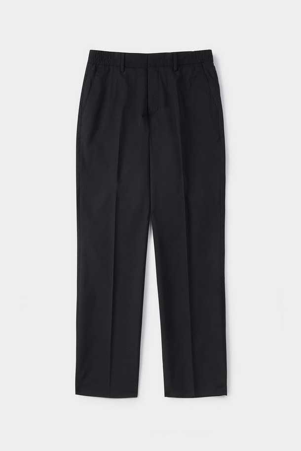 [24/7 series] TAPERED FLAT FRONT PANTS (COOLMAX) 247_BLACK_0