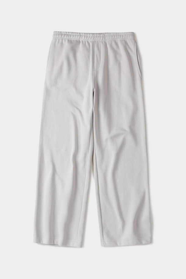 [24/7 series] SAKARIVA SWEAT WIDE PANTS (247)_GREY_0