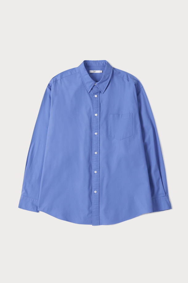 [24/7 series] COMPACT STRETCH OXFORD SHIRTS (247)_BLUE_0