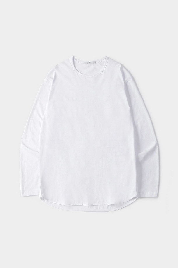 [24/7 series] 60's COMPACT LONG SLEEVE (247)_WHITE_0
