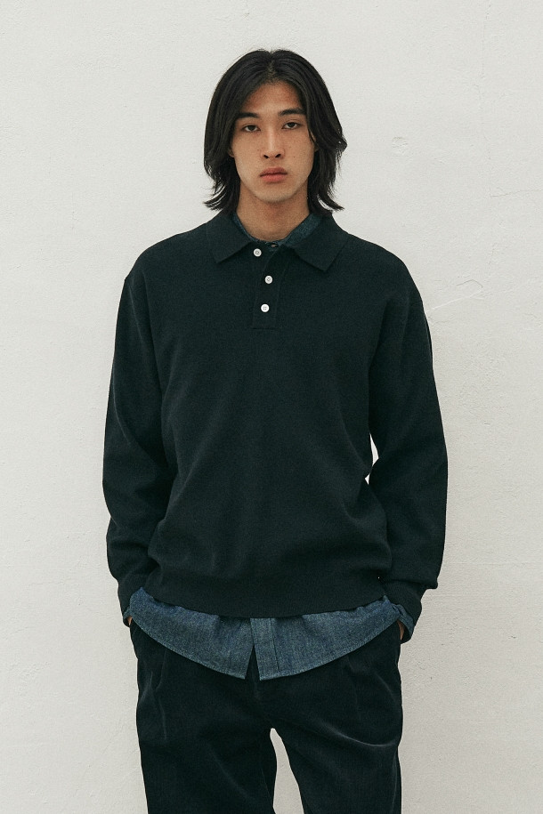 24/7 series - 스웨터 - POLO COLLAR SWEATER (247)