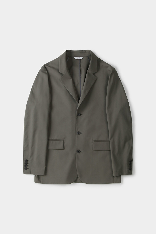 [24/7 series] 3 BUTTON SEMI-OVER JACKET (247)_KHAKI_0