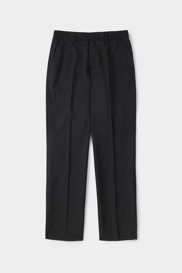[24/7 series] TAPERED FLAT FRONT PANTS (247)_BLACK_0