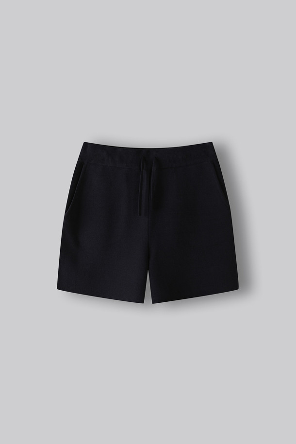 [24/7 series] DOUBLE-KNIT LOUNGE SHORTS (247)_NAVY_0