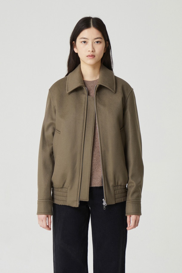 24/7 series - 블루종/점퍼 - CASHMERE BLENDED BLOUSON JACKET (247)