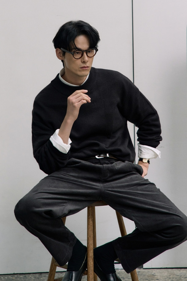 24/7 series - 스웨터 - CASHMERE MOCKNECK KNIT (247)