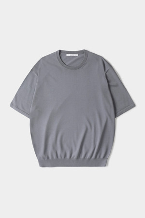 [24/7 series] RELAXED CREWNECK KNIT (247)_GREY_0