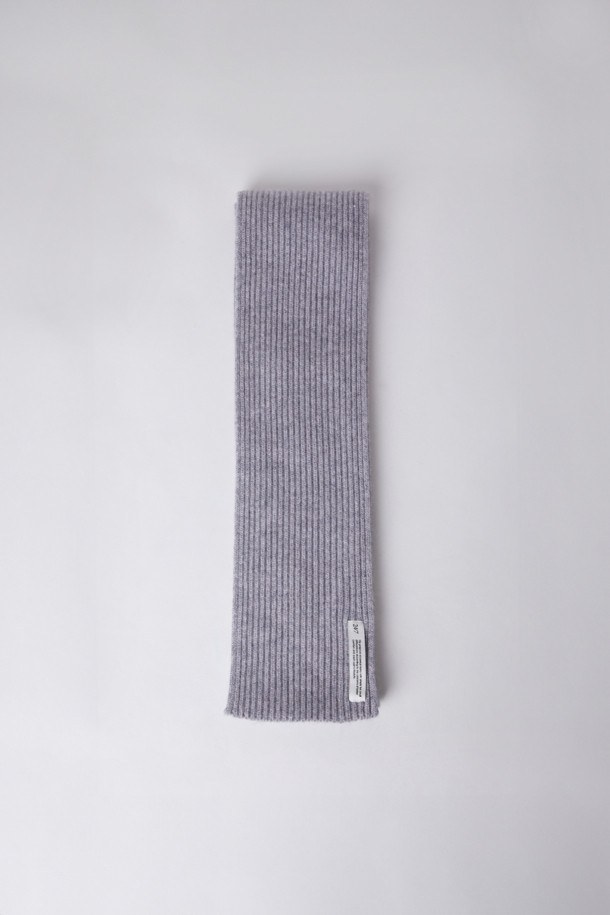 CASHMERE BLENDED MUFFLER (247)_GREY_0