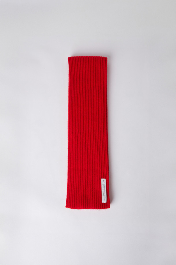 CASHMERE BLENDED MUFFLER (247)_RED_0