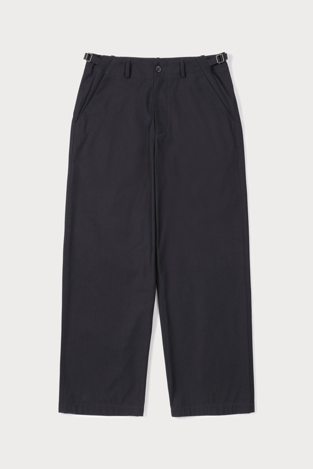 [24/7 series] FOLD PLEATED WIDE PANTS (247)_GREY_0