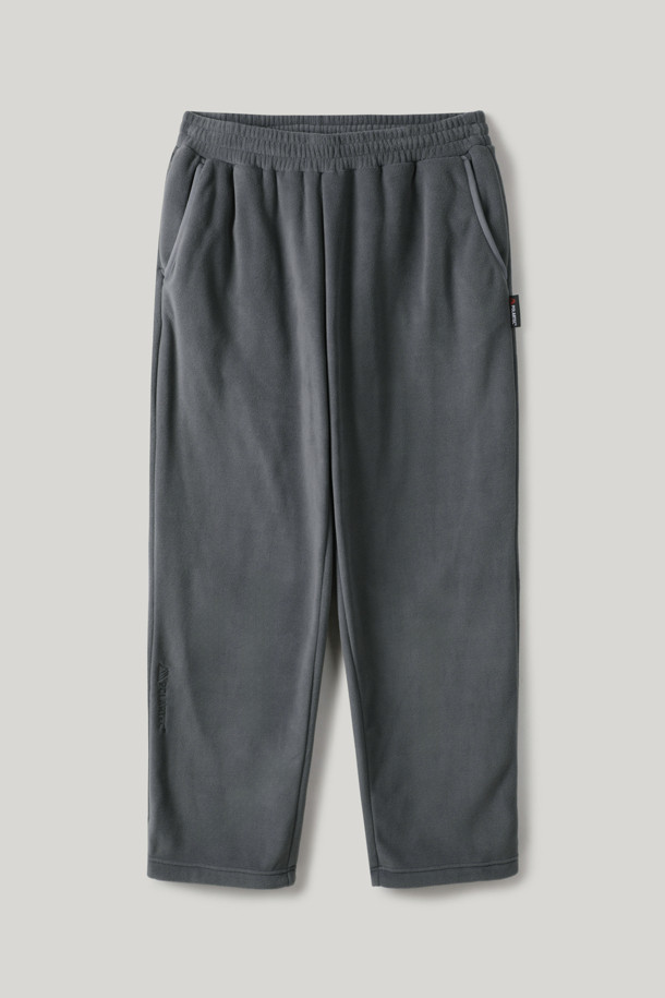 POLARTEC FLEECE WIDE PANTS (247)_GREY_0