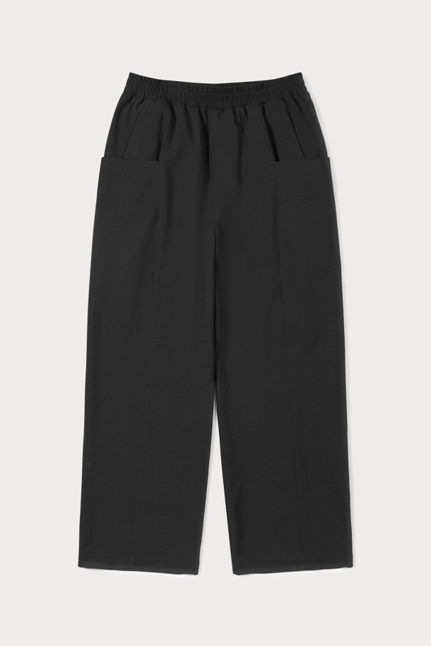 [24/7 series] CREASE STRUCTURED PANTS (247)_BLACK_0