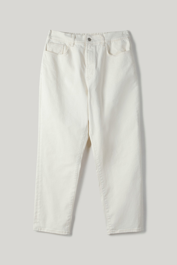 LOOSE TAPERED DENIM (247)_IVORY_0