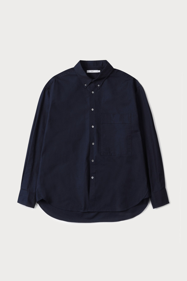 [24/7 series] OVERSIZED OXFORD SHIRTS (247)_NAVY_0