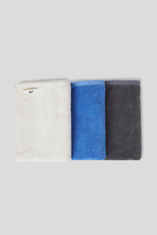 24/7 series - 욕실 - STEADY PAUSE BATH TOWELS (3 PACK) 247