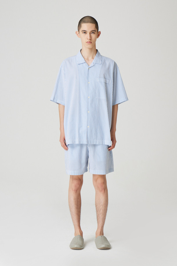 24/7 series - 언더웨어 - HALF SLEEVE STRIPE PAJAMA SET (247)