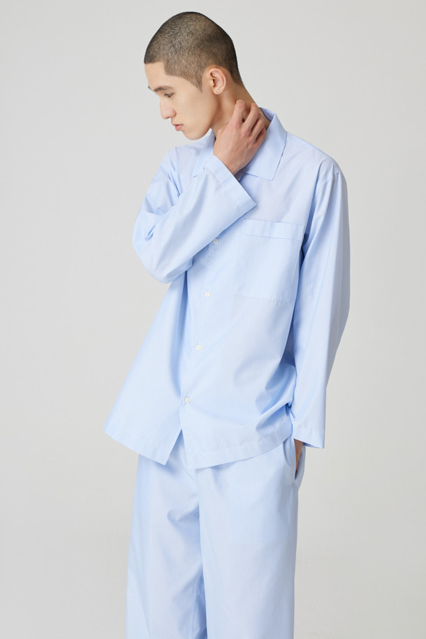 24/7 series - 언더웨어 - LONG SLEEVE STRIPE PAJAMA SET (247)