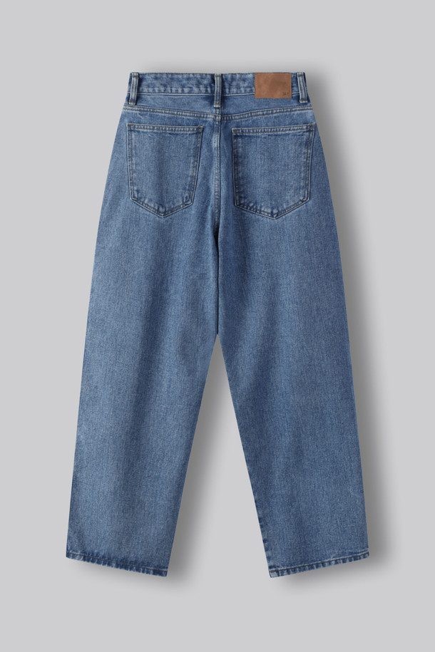 24/7 series - 롱/미디팬츠 - PLEATED WIDE-LEG JEANS (247)