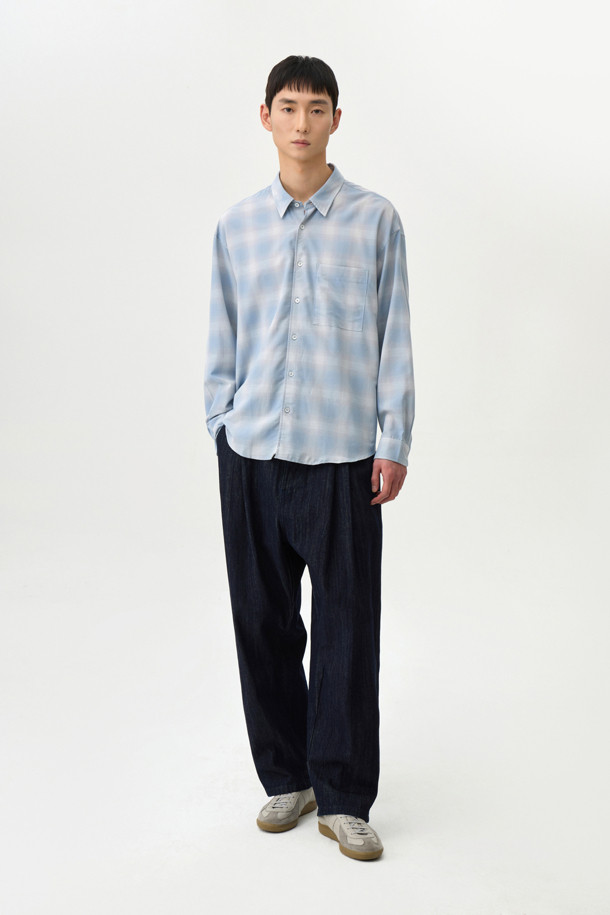 24/7 series - 캐주얼셔츠 - OMBRE CHECK SHIRTS (247)