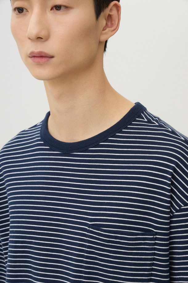 24/7 series - 반팔티셔츠 - USA COTTON 20's STRIPE TEE