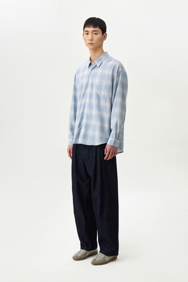 24/7 series - 캐주얼셔츠 - OMBRE CHECK SHIRTS (247)