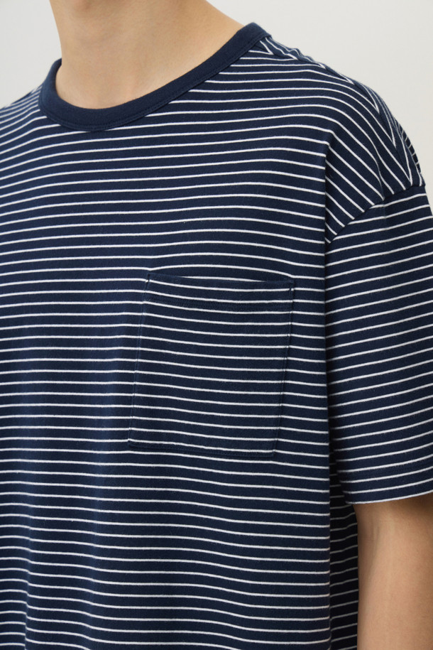 24/7 series - 반팔티셔츠 - USA COTTON 20's STRIPE TEE